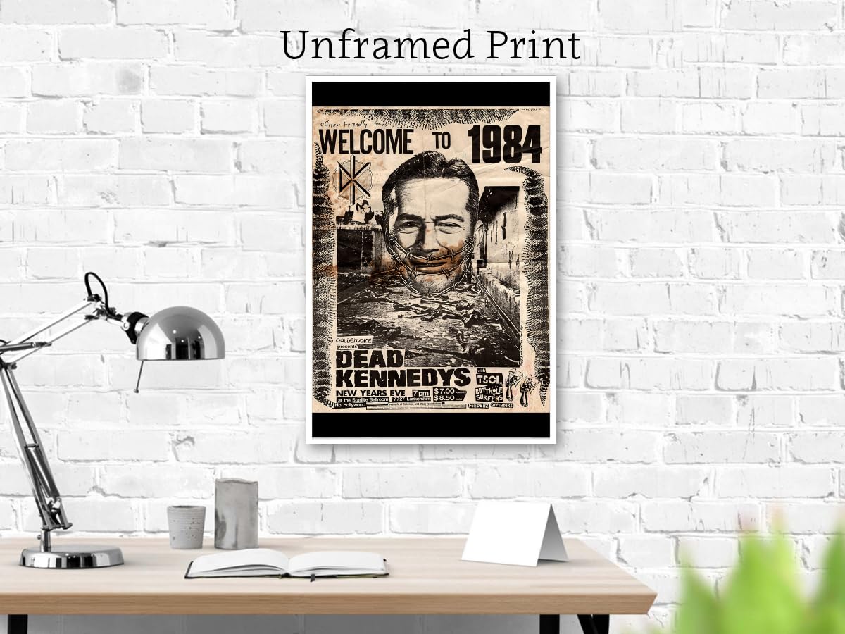 Amazon.com: Welcome to 1984 by Annex Punk Rock Dead Kennedys Flyer